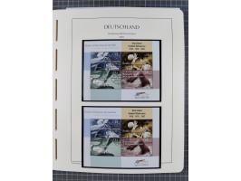 1949/2024, umfangreiche postfrische und zusätzlich teils gestempelte Sammlung in über 100 Vordruckalben und hunderten losen B