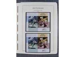 1949/2024, umfangreiche postfrische und zusätzlich teils gestempelte Sammlung in über 100 Vordruckalben und hunderten losen B