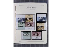 1949/2024, umfangreiche postfrische und zusätzlich teils gestempelte Sammlung in über 100 Vordruckalben und hunderten losen B