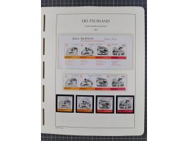 1949/2024, umfangreiche postfrische und zusätzlich teils gestempelte Sammlung in über 100 Vordruckalben und hunderten losen B