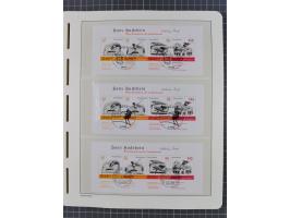 1949/2024, umfangreiche postfrische und zusätzlich teils gestempelte Sammlung in über 100 Vordruckalben und hunderten losen B