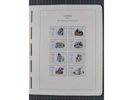 1949/2024, umfangreiche postfrische und zusätzlich teils gestempelte Sammlung in über 100 Vordruckalben und hunderten losen B