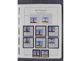 1949/2024, umfangreiche postfrische und zusätzlich teils gestempelte Sammlung in über 100 Vordruckalben und hunderten losen B