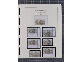 1949/2024, umfangreiche postfrische und zusätzlich teils gestempelte Sammlung in über 100 Vordruckalben und hunderten losen B