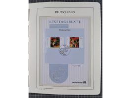 1949/2024, umfangreiche postfrische und zusätzlich teils gestempelte Sammlung in über 100 Vordruckalben und hunderten losen B