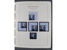 1949/2024, umfangreiche postfrische und zusätzlich teils gestempelte Sammlung in über 100 Vordruckalben und hunderten losen B