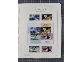 1949/2024, umfangreiche postfrische und zusätzlich teils gestempelte Sammlung in über 100 Vordruckalben und hunderten losen B