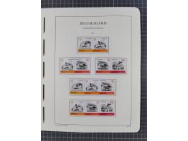 1949/2024, umfangreiche postfrische und zusätzlich teils gestempelte Sammlung in über 100 Vordruckalben und hunderten losen B