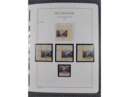 1949/2024, umfangreiche postfrische und zusätzlich teils gestempelte Sammlung in über 100 Vordruckalben und hunderten losen B