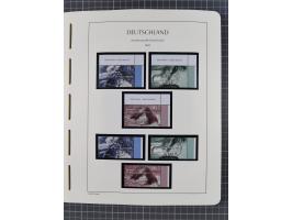 1949/2024, umfangreiche postfrische und zusätzlich teils gestempelte Sammlung in über 100 Vordruckalben und hunderten losen B