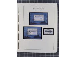 1949/2024, umfangreiche postfrische und zusätzlich teils gestempelte Sammlung in über 100 Vordruckalben und hunderten losen B