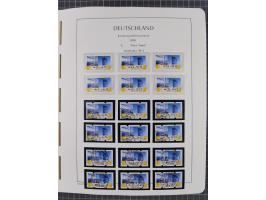 1949/2024, umfangreiche postfrische und zusätzlich teils gestempelte Sammlung in über 100 Vordruckalben und hunderten losen B