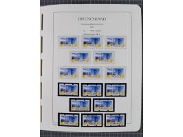 1949/2024, umfangreiche postfrische und zusätzlich teils gestempelte Sammlung in über 100 Vordruckalben und hunderten losen B