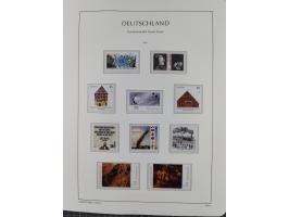 1949/2024, umfangreiche postfrische und zusätzlich teils gestempelte Sammlung in über 100 Vordruckalben und hunderten losen B