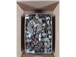 ALLE WELT: 1900/90 ca., Kleinmünzen aus dem Umlauf, ca. 5 kg