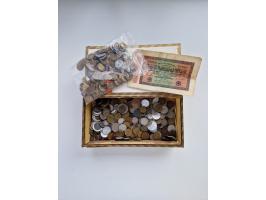 DEUTSCHES REICH: 1874/1936 ca., Kleinmünzen, meist 5 und 10 Pfg., zudem etwas Altdeutschland, ca. 2,7 kg