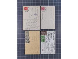 1921/28, Partie mit 16 Briefen und Karten mit diversen Schiffspost-Stempeln, dabei elf Belege aus der Inflationszeit mit u.a.