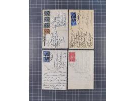 1921/28, Partie mit 16 Briefen und Karten mit diversen Schiffspost-Stempeln, dabei elf Belege aus der Inflationszeit mit u.a.