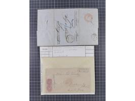 1824/82, ca. 40 Briefe, Karten und Ganzsachen ab Vorphila mit interessanten Stempeln, &nbsp;frankierte Belege mit Destination