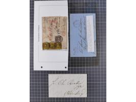 1824/82, ca. 40 Briefe, Karten und Ganzsachen ab Vorphila mit interessanten Stempeln, &nbsp;frankierte Belege mit Destination