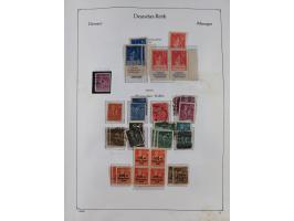 1872/1945, ungebrauchte/postfrische und gestempelte Sammlung, dabei u.a. Mi.-Nr. Bl. 1 postfrisch (Unterrand etwas geknickt) 