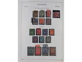 1872/1945, ungebrauchte/postfrische und gestempelte Sammlung, dabei u.a. Mi.-Nr. Bl. 1 postfrisch (Unterrand etwas geknickt) 