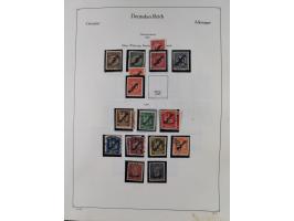 1872/1945, ungebrauchte/postfrische und gestempelte Sammlung, dabei u.a. Mi.-Nr. Bl. 1 postfrisch (Unterrand etwas geknickt) 