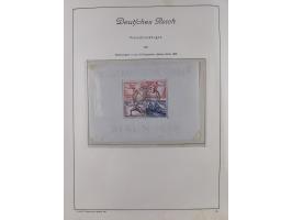 1872/1945, ungebrauchte/postfrische und gestempelte Sammlung, dabei u.a. Mi.-Nr. Bl. 1 postfrisch (Unterrand etwas geknickt) 