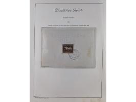 1872/1945, ungebrauchte/postfrische und gestempelte Sammlung, dabei u.a. Mi.-Nr. Bl. 1 postfrisch (Unterrand etwas geknickt) 