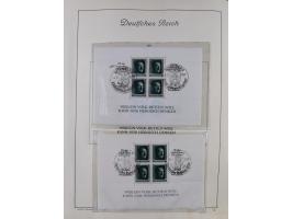 1872/1945, ungebrauchte/postfrische und gestempelte Sammlung, dabei u.a. Mi.-Nr. Bl. 1 postfrisch (Unterrand etwas geknickt) 