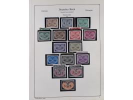 1872/1945, ungebrauchte/postfrische und gestempelte Sammlung, dabei u.a. Mi.-Nr. Bl. 1 postfrisch (Unterrand etwas geknickt) 