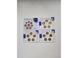 BRD: 2002/15, Lot mit 2 Euro Kurs- und Gedenkmünzensätzen, dabei u.a. 2x Bundesländerserie bis 2015 in allen Prägestätten, zu