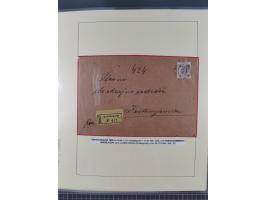 1885/99, umfangreiche Krain Briefsammlung mit über 140 Briefen und Karten, viele Mehrfach- und Mischfrankaturen sowie weitere