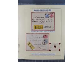 1885/99, umfangreiche Krain Briefsammlung mit über 140 Briefen und Karten, viele Mehrfach- und Mischfrankaturen sowie weitere