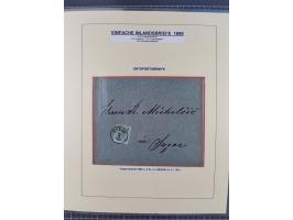 1885/99, umfangreiche Krain Briefsammlung mit über 140 Briefen und Karten, viele Mehrfach- und Mischfrankaturen sowie weitere