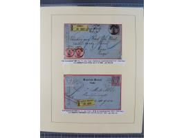 1885/99, umfangreiche Krain Briefsammlung mit über 140 Briefen und Karten, viele Mehrfach- und Mischfrankaturen sowie weitere