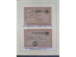 1885/99, umfangreiche Krain Briefsammlung mit über 140 Briefen und Karten, viele Mehrfach- und Mischfrankaturen sowie weitere