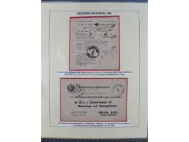 1885/99, umfangreiche Krain Briefsammlung mit über 140 Briefen und Karten, viele Mehrfach- und Mischfrankaturen sowie weitere