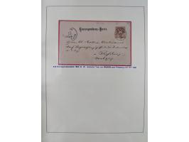 1885/99, umfangreiche Krain Briefsammlung mit über 140 Briefen und Karten, viele Mehrfach- und Mischfrankaturen sowie weitere