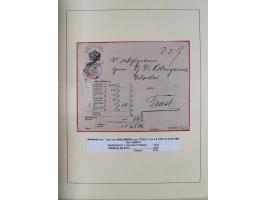 1885/99, umfangreiche Krain Briefsammlung mit über 140 Briefen und Karten, viele Mehrfach- und Mischfrankaturen sowie weitere