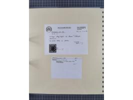 1850/95 (ca.), umfangreiche Stempelsammlung mit über 150 Briefen und Karten, Schwerpunkt Farbstempeln, dabei u.a. Mi.-Nr. 4X 
