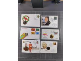 ALLE WELT: 1970/90 ca., über 100 Numisbriefe, meist British Commonwealth