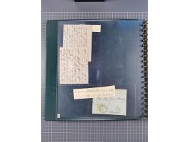 1858/1919 (ca.), interessante Zierbriefsammlung mit über 100 Briefen und Karten, dabei Firmenbriefe und Privatganzsachen, meh