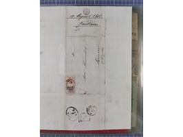 1858/1919 (ca.), interessante Zierbriefsammlung mit über 100 Briefen und Karten, dabei Firmenbriefe und Privatganzsachen, meh