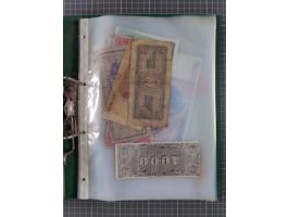 ALLE WELT: 1898/1984 ca., über 300 Banknoten, u.a Deutsches Reich, sowie Notgeld, II-III