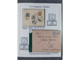 1901/18, Kriegsmarine Schiffspost, reichhaltige Ausstellungs-Sammlung mit über 80 Briefen und Karten, bessere Stücke dabei mi