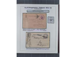 1901/18, Kriegsmarine Schiffspost, reichhaltige Ausstellungs-Sammlung mit über 80 Briefen und Karten, bessere Stücke dabei mi