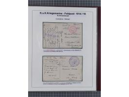 1901/18, Kriegsmarine Schiffspost, reichhaltige Ausstellungs-Sammlung mit über 80 Briefen und Karten, bessere Stücke dabei mi