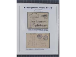 1901/18, Kriegsmarine Schiffspost, reichhaltige Ausstellungs-Sammlung mit über 80 Briefen und Karten, bessere Stücke dabei mi