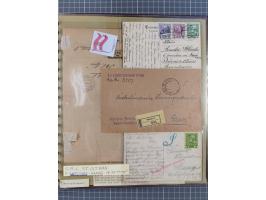 1901/18, Kriegsmarine Schiffspost, reichhaltige Ausstellungs-Sammlung mit über 80 Briefen und Karten, bessere Stücke dabei mi